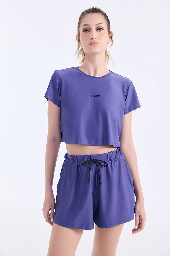 T-Shirt Cropped Violeta - SOWD