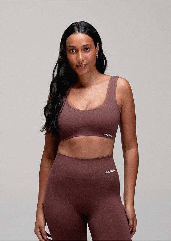 Top Ease Seamless Marrom - SOWD