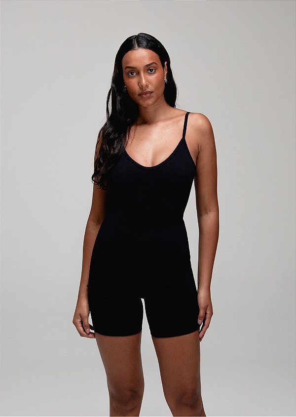 Macaquinho Ease Seamless Preto - SOWD