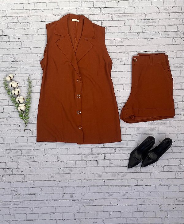 Conjunto Alfaiataria Forrado