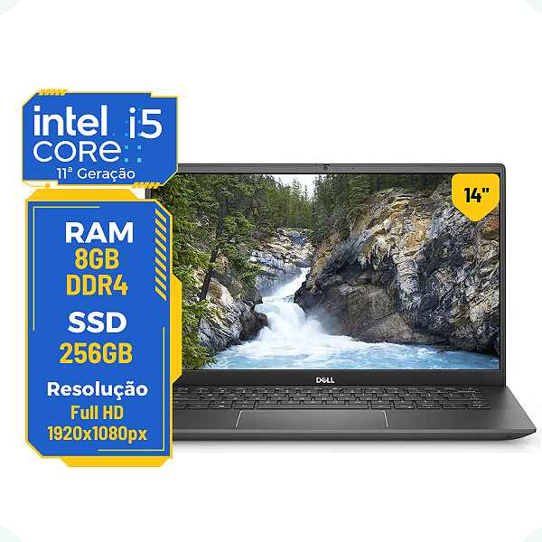 Notebook Dell Vostro 5402 Core I5-1135g7 8gb 256gb 14' Full