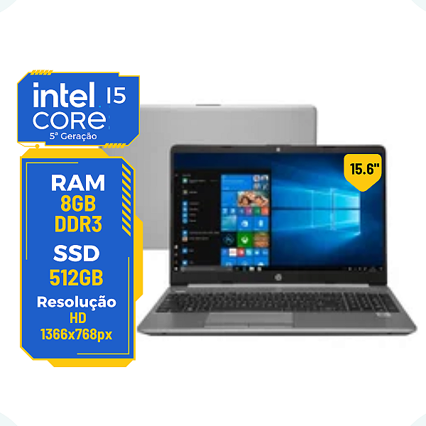 NOTEBOOK HP 250 G8 CORE I5-1035g1 16Gb SSD 256Gb 15.6" Hdmi