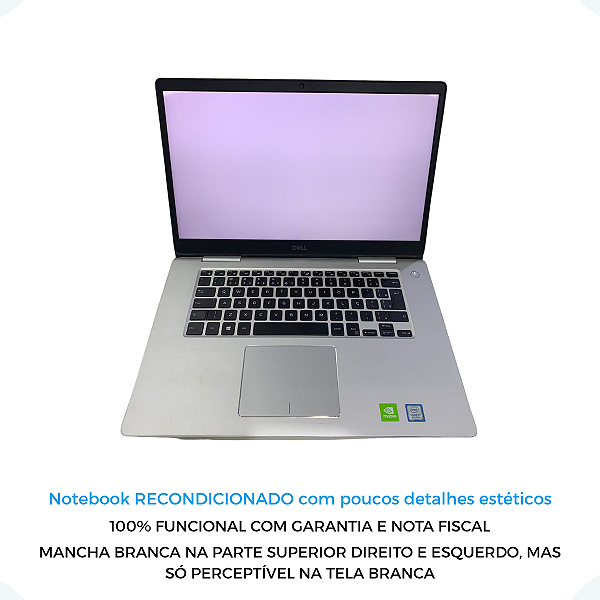 Notebook Dell Inspiron 7580 Core I7 8565U 16Gb 256Gb Nvidia