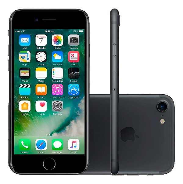 iPhone 7 32 Gb Preto Fosco Preto