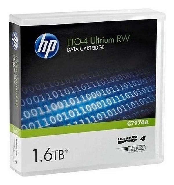 Fita Lto Ultrium 4 800gb, 1.6tb Hp