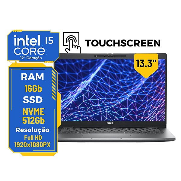 Notebook Dell Latitude 5330 I5 12Ger 16gb Ssd 512gb Touchscreen