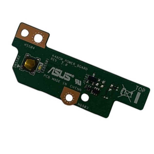 Placa Botão Power Asus K46 S46 K46c S46c K46cm E46c A46c