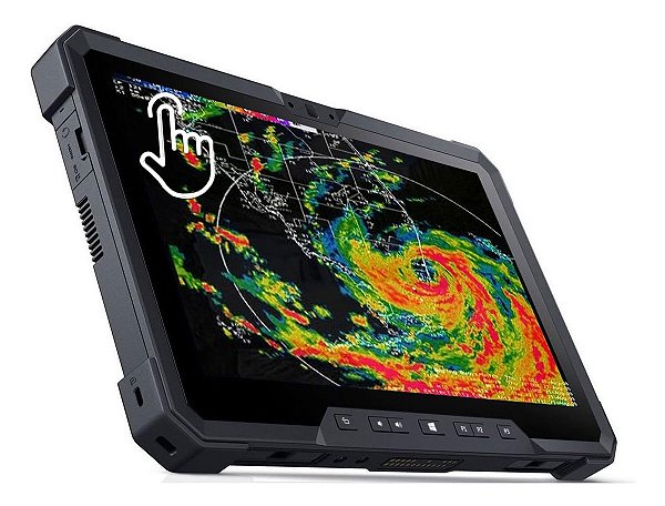 Notebook Robusto Dell 7212 Core I5-7300u Ssd 256gb 8gb 11.6'