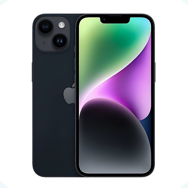 Smartphone Apple iPhone 14 Cor Meia Noite Preto