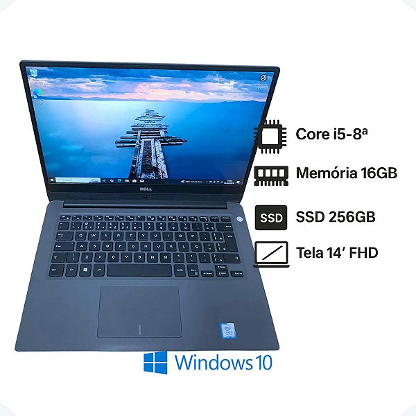 Notebook Dell Inspiron Core I5-8ª 8gb 256gb Nvidia
