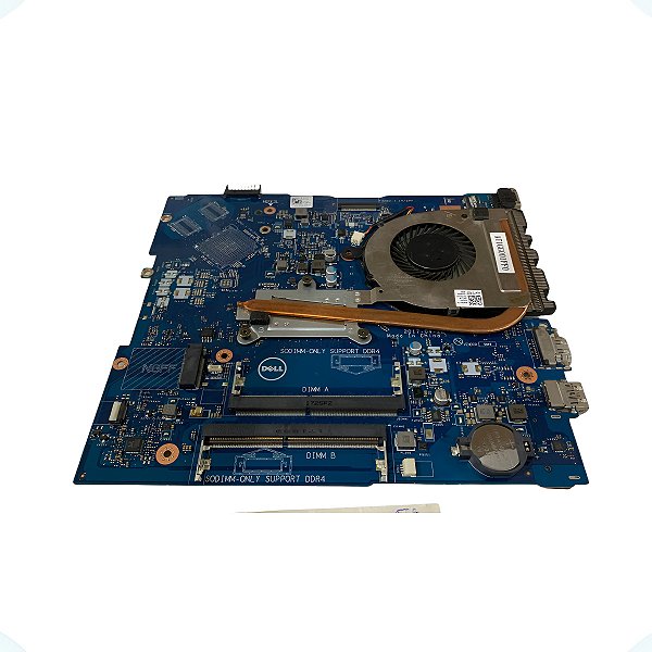 Placa Mãe Notebook Dell Inspiron 5566 Core I5-7 C/ Cooler Az