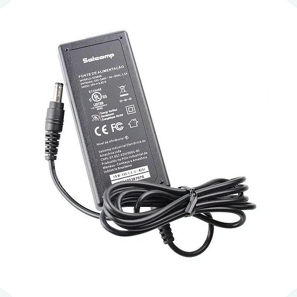 Fonte Carregador P/ Notebook S13a00 65w 19v 3,42a 5,5X2,5Mm