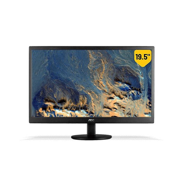 Monitor AOC 19.5" LED HD 60Hz 5Ms VGA Widescreen E2070Swnl