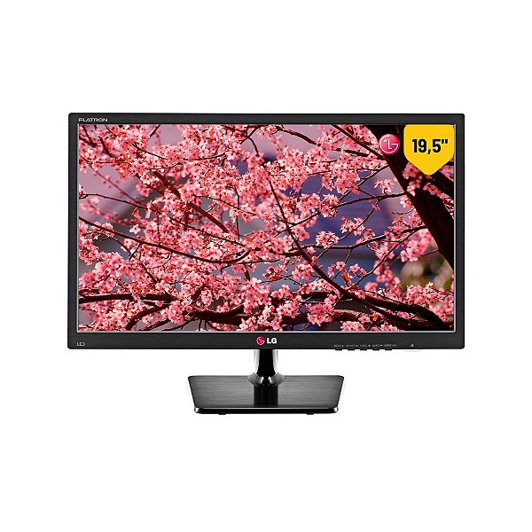 Monitor Lg Flatron 20m37aa-b 19,5 1366x768px Preto 100/240v