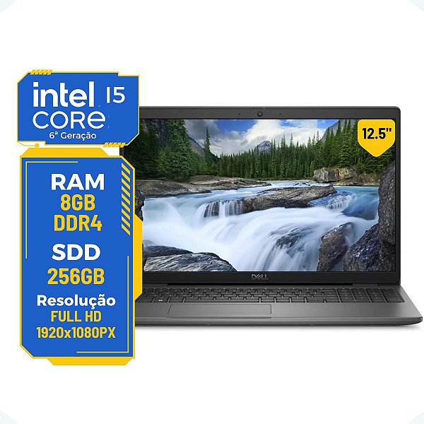 Notebook Dell Latitude 7280 Core I5-6ª 8gb Ddr4 256gb 12.5
