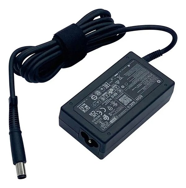 Carregador Compatível C/ Hp 65w 19.5v 3.33a Plug 7.4mmx5.0mm