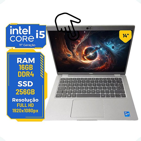 Notebook Dell Latitude 5420 Core i5 11ª Ger 16gb 256gb Touch
