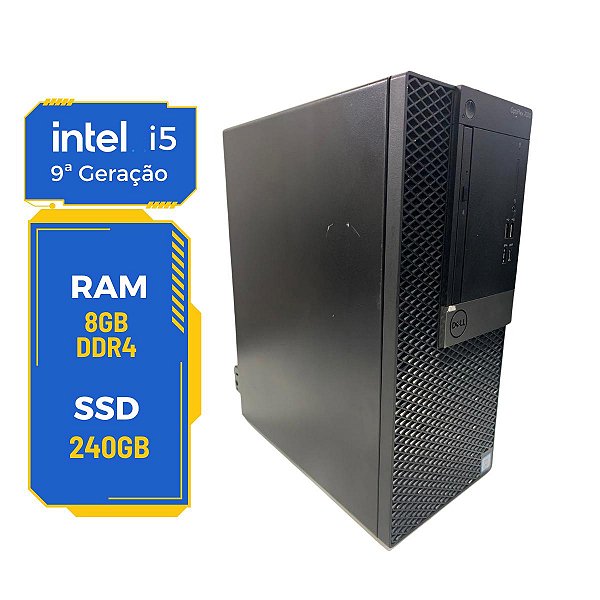 Cpu Dell Optiplex 7070 Sff Core i5-9th 8gb 240gb