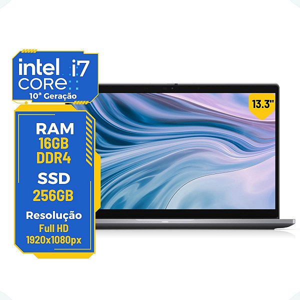 Note Dell Latitude 7310 2x1 13.3' i5-10th 16gb 256gb Touch
