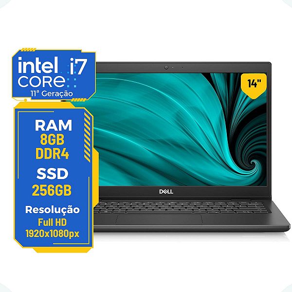 Notebook Dell Latitude 3420 Core i5 11ª 8GB SSD 256GB 14'