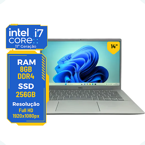 Note Dell Inspiron 5402 Core i7 11th 8GB 256GB Nvidia 2gb