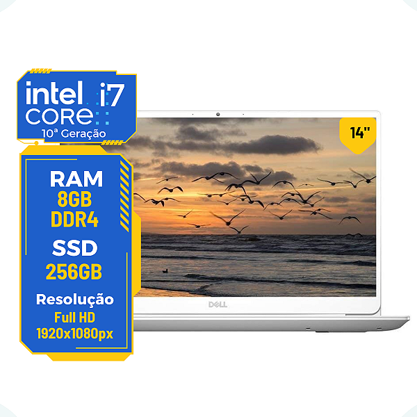 Notebook Dell Vostro 5490 i7-10th 16gb 256gb 14' Fhd