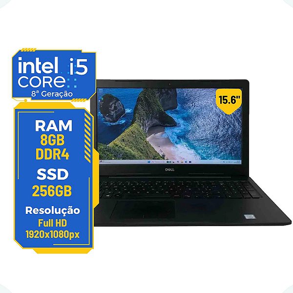 Notebook Dell Vostro 3583 i5-8th 8gb SSD 256gb 15.6' Fhd