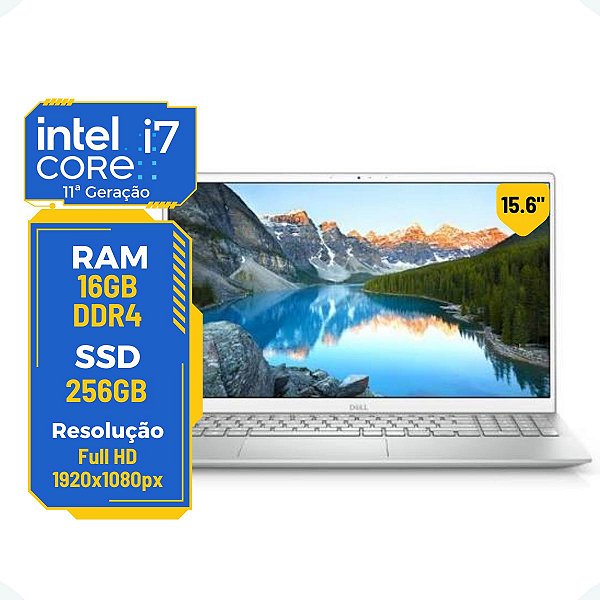 Notebook Dell Inspion 5502 i7-11th 16gb 256gb 15.6' Nvidia