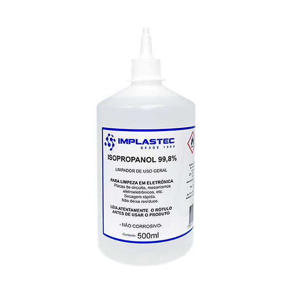Álcool Isopropílico 500ML Implastec