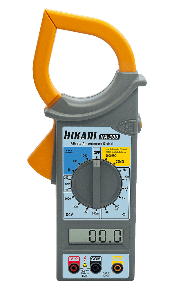 Alicate Amperímetro Digital Hikari HA-300