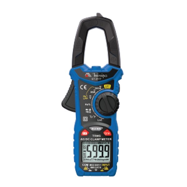 Alicate Digital Amperímetro 600A AC/DC CAT III 600V ET-3177 A Minipa