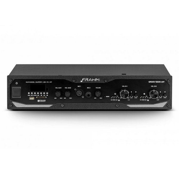Amplificador - Receiver Profissional Frahm - GR 5500 APP Bluetooth 600W