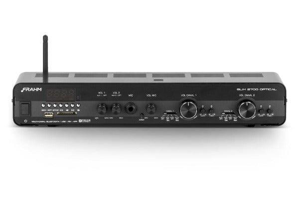 Amplificador Receiver para Som Ambiente Slim 2700 APP 160W Frahm