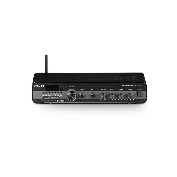 Amplificador Slim 2200 Optical G3 Frahm BLUETOOTH USB FM 120W