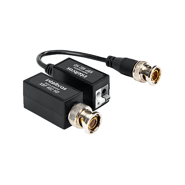 Balun Passivo de Vídeo 180º/180º com Cabo XBP 402