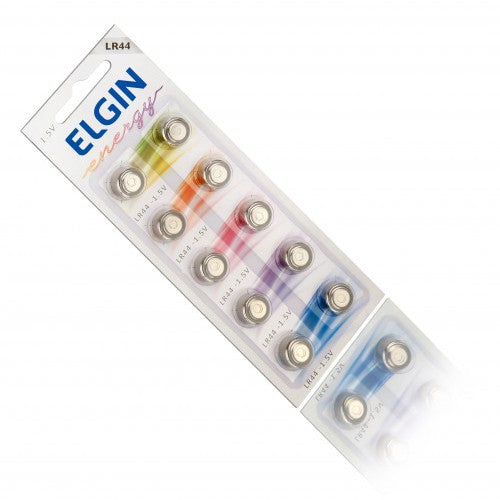 Bateria Alcalina Elgin LR 44 - unidade