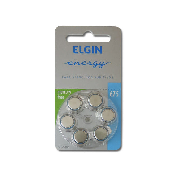 Bateria Auditiva ELGIN 675 PR44 - 6 unidades
