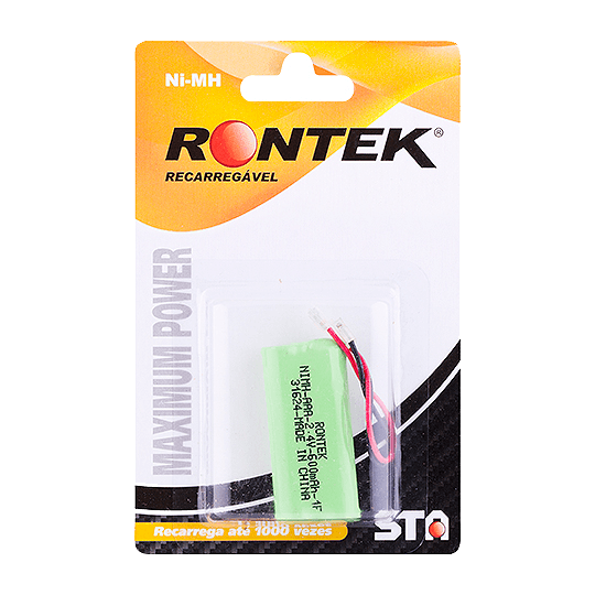 Bateria para telefone sem fio 2.4 V  RONTEK - 600mAh