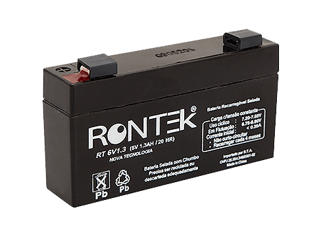 Bateria Selada Rontek 6v 1,3AH