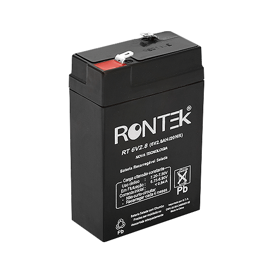 Bateria Selada Rontek 6v 2,8Ah
