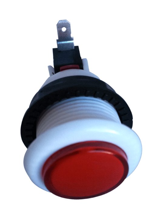 Botao Chave Switch NA Vermelho