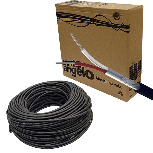 Cabo de Microfone SC-30 Santo Ângelo Caixa com 100 MT.