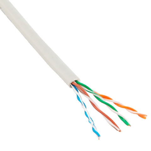 Cabo de Rede 4 Pares 24 AWG Solido Condutti Branco CAT-5e *Valor por metro.