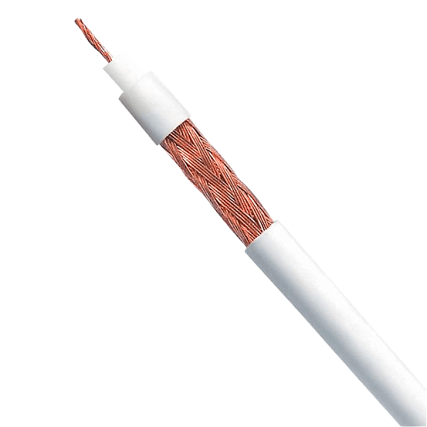 Cabo Coaxial RG59 67% malha Bobina 100m