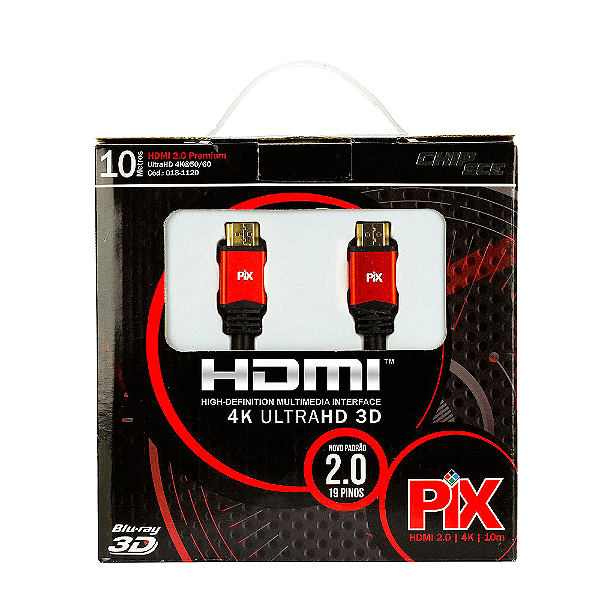 Cabo HDMI 2.0 4k ultraHD 3D 10M