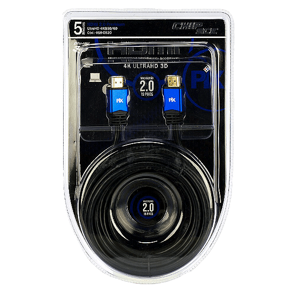 Cabo HDMI 2.0 4k ultraHD 3D 5M