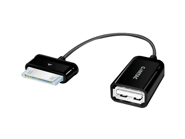 Cabo OTG Galaxy Dock Comtac 30 pinos para USB femea