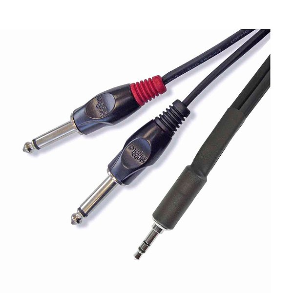 Cabo P2ST X 2 P10M 3M. CB AUDIO AC14 3M Santo Angelo