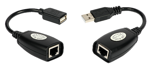 Cabo Extensor USB/Ethernet RJ45 ate 45M