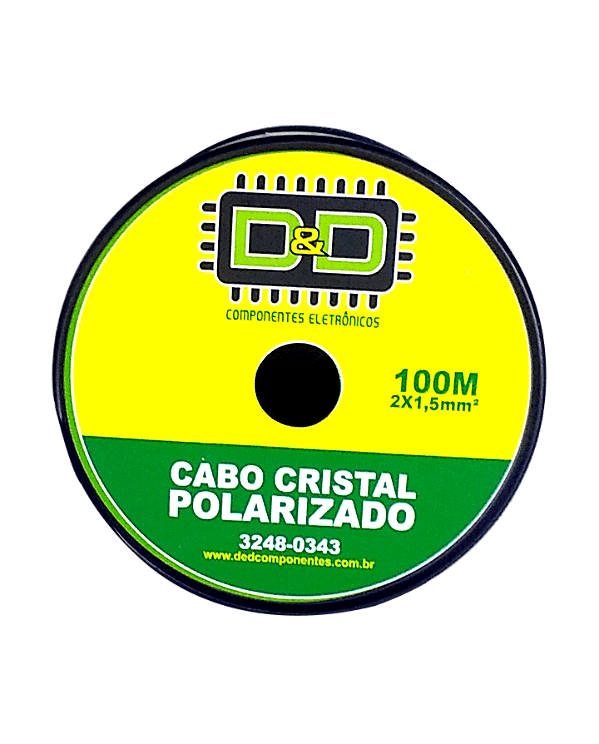 Cabo Polarizado Cristal – SM-CPC 210: 2x1,5mm